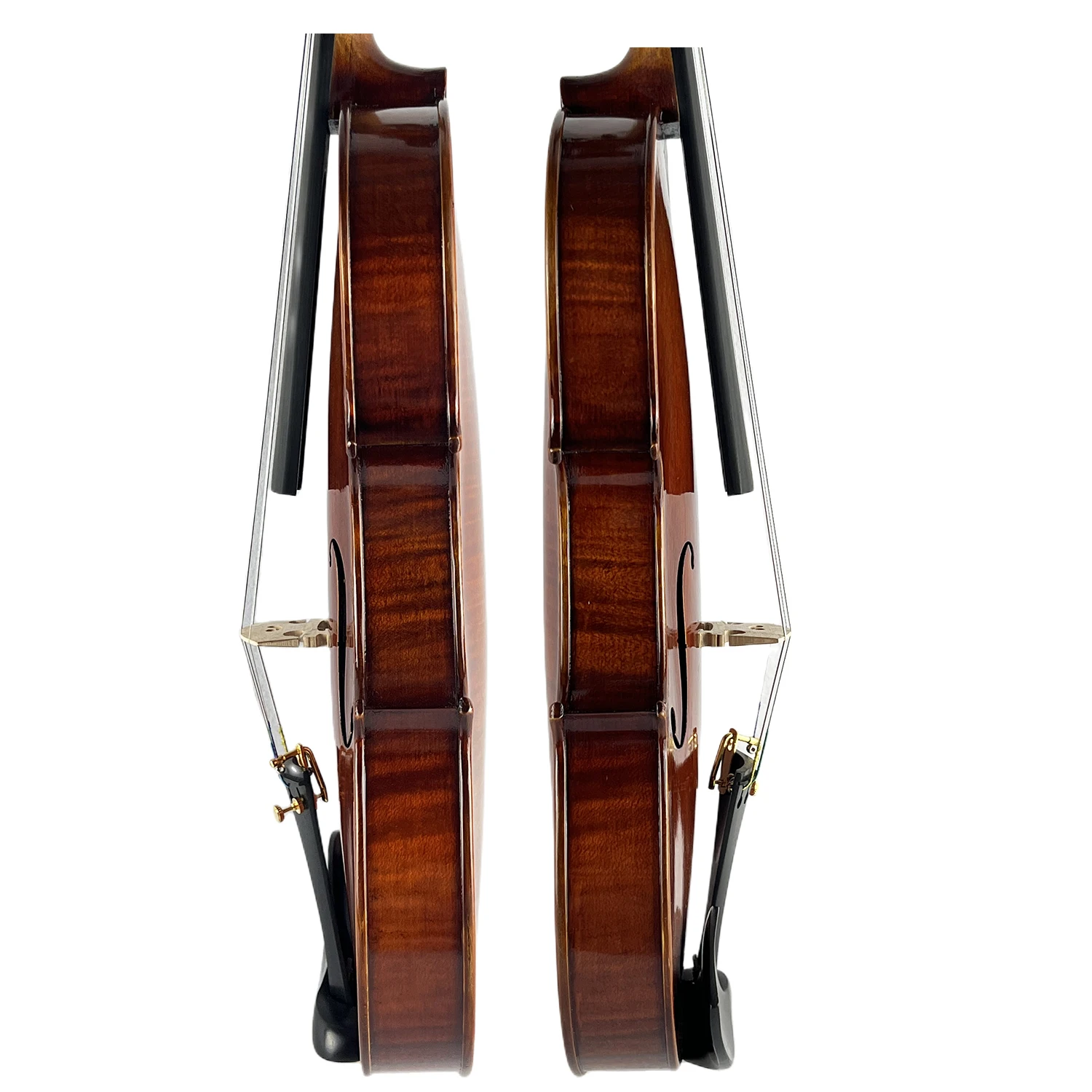 4/4 Violin Professional Violin Oil Varnish 바이올린 Good Flamed Back Strong tone violon 4/4 Excellent Flame Free Case and Bow