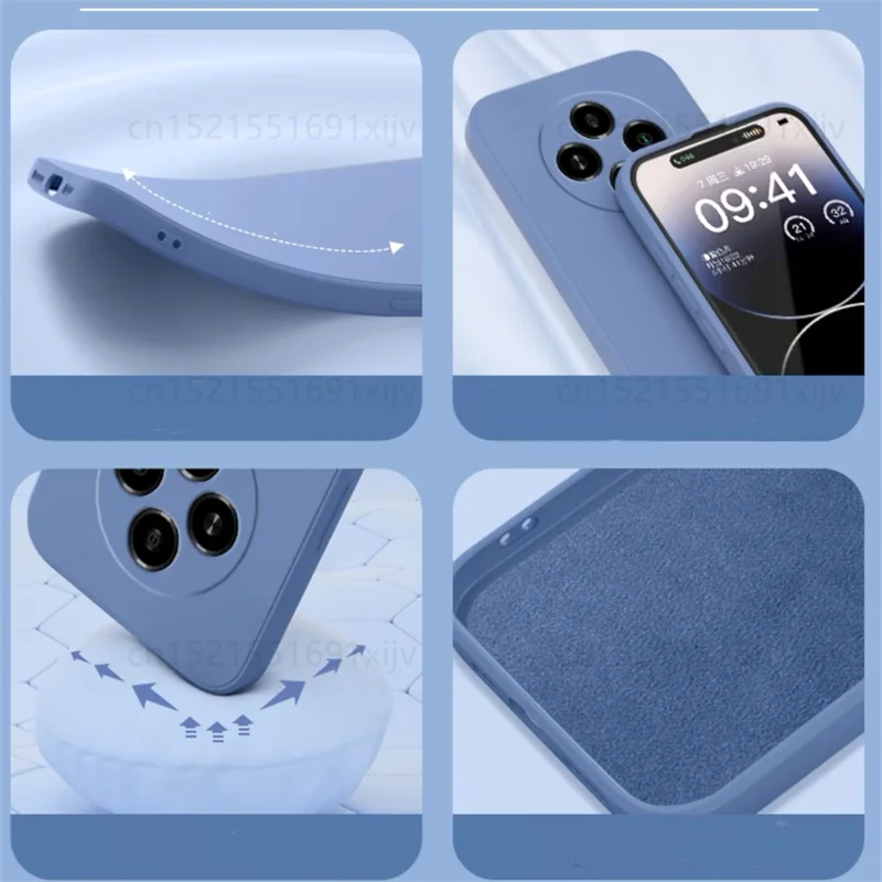 Premium Liquid Silicone Phone Case - Soft TPU Camera Protector & Bumper in One