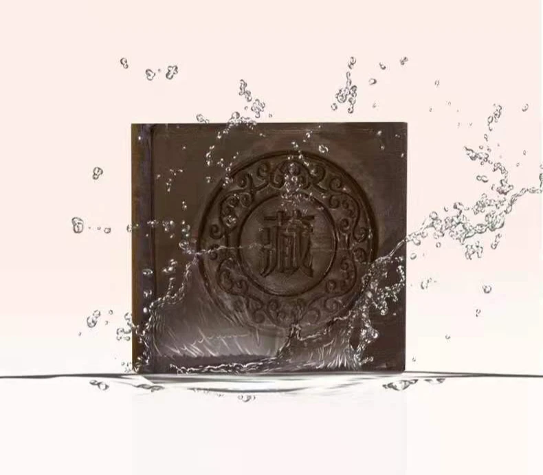 Tibetan Ancient Formula Black Soap Face Clean Chinese Herbal Soap with Cordyceps Sinensis 6