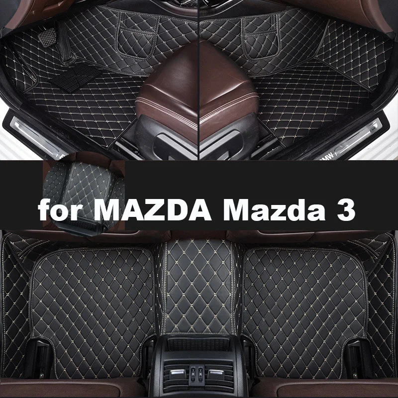 

Autohome Car Floor Mats For MAZDA Mazda 3 2004-2019 Year Upgraded Version Foot Coche Accessories Carpetscustomized