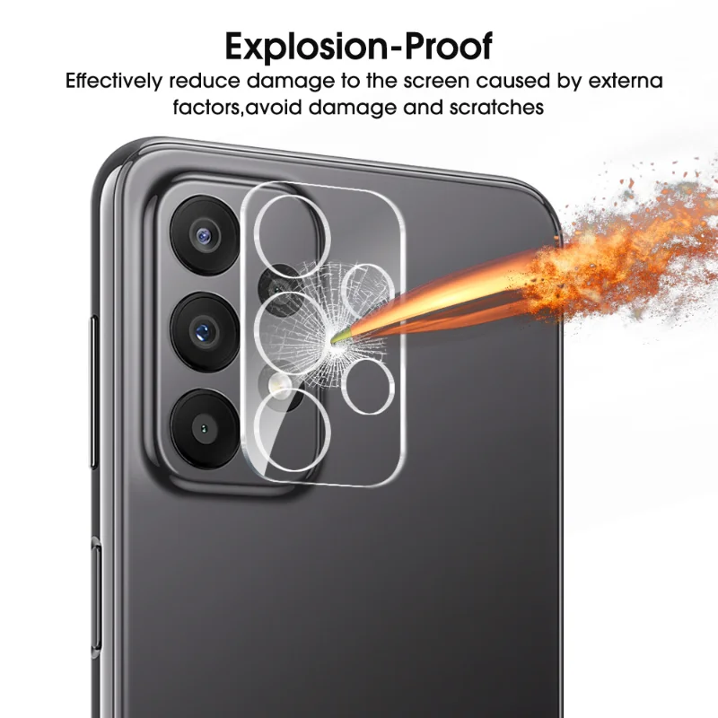 Camera Back HD Film Screen Protector for Samsung Galaxy A23 Anti-scratch Tempered Glass Lens Screen Protector for Galaxy A23