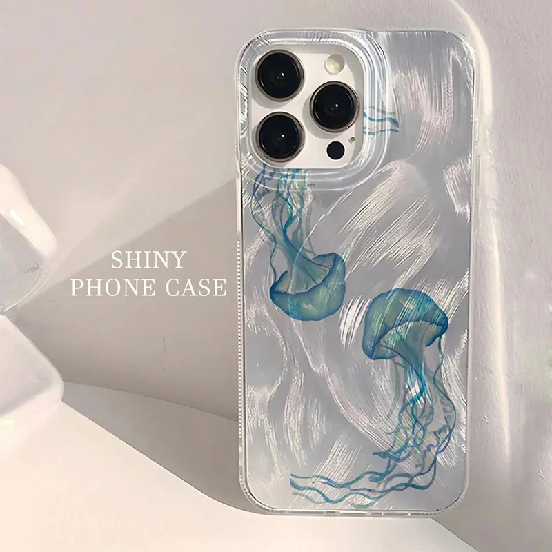 Seaside Turtle Pattern Feather Texture Phone Case