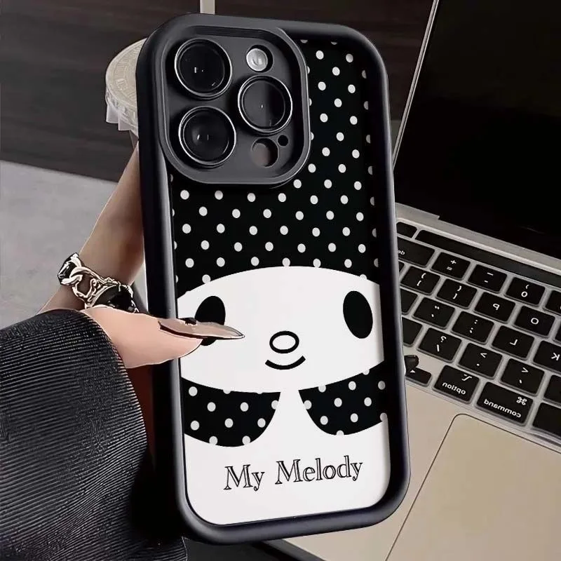 My Melody Kuromi Cartoon Case for iPhone 16 Pro Max 15 Plus 14 13