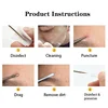 Acne Needle Remove Blackhead Blemish Pimple Comedone 4pcs/Set Double-ended Stainless Steel Facial Cleaning Skin Care 2
