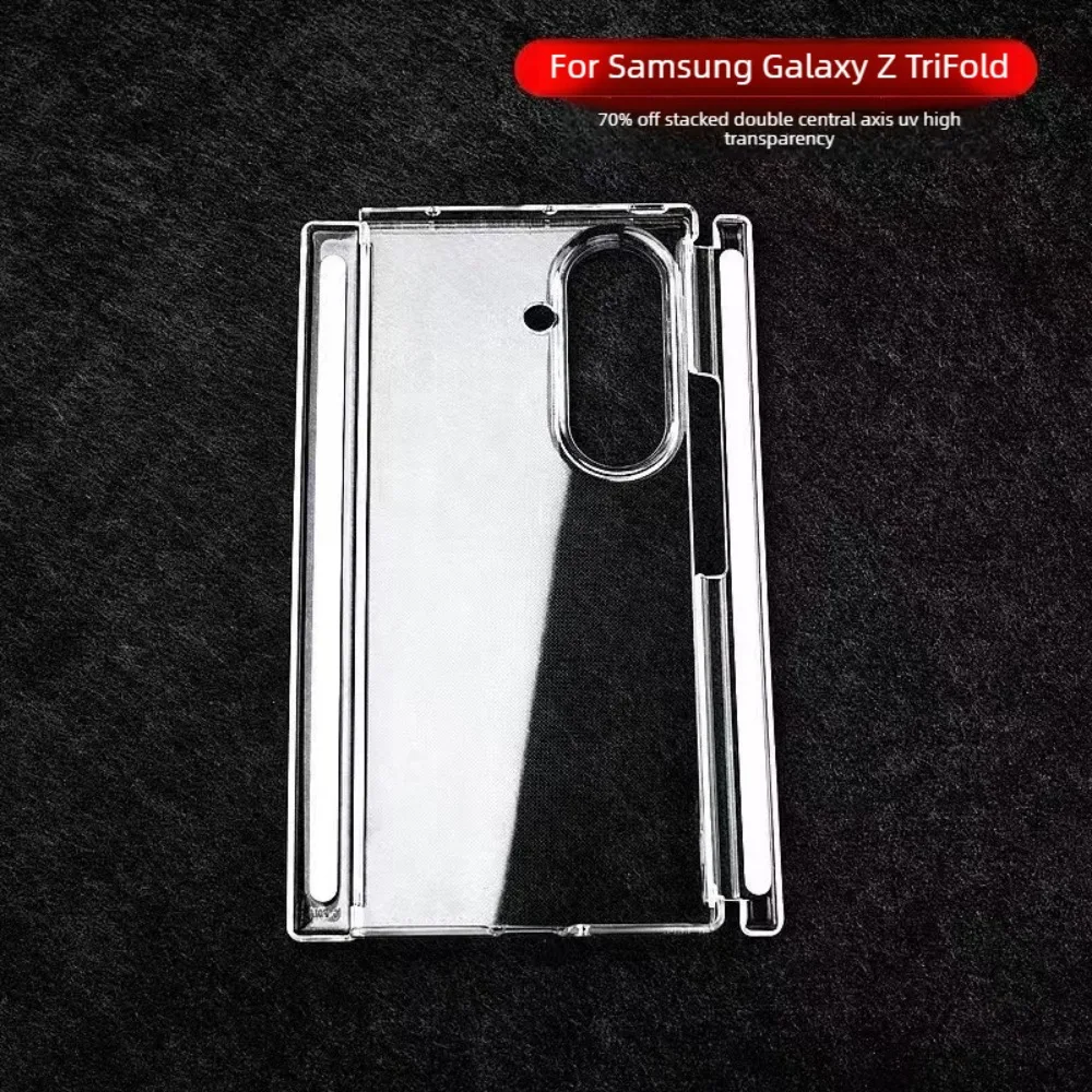 Shockproof Clear Magnetic Transparent Phone Case - Business PC Hard Back Protective Cover