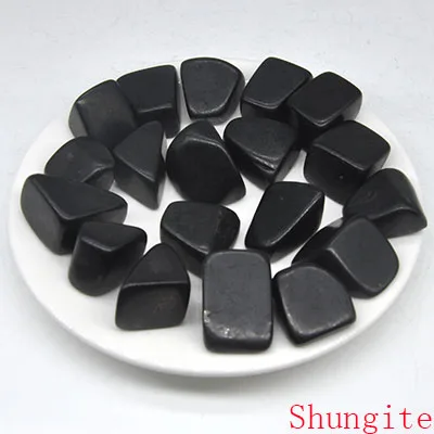 Shungite Gravel Specimen Size Irregular Tumbled Stones Reiki Healing Crystal Quartz Mineral Aquarium Home Decoration Gift