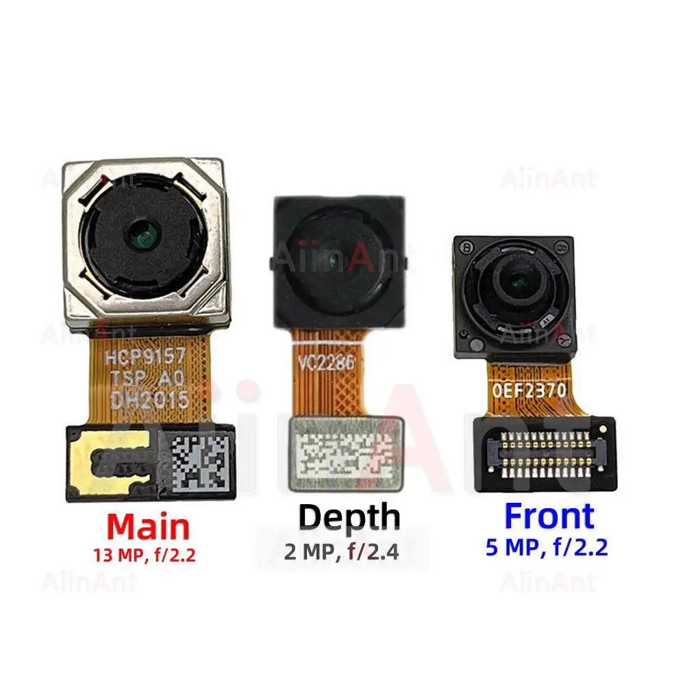

Aiinant Camera Back Front Small Macro Depth Wide Main Rear Camera Flex Cable For Samsung Galaxy A02 A01 A02s A015F A025F