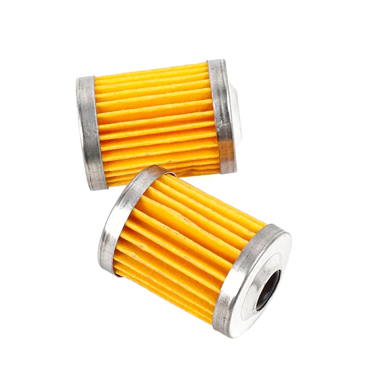 10 Pcs Motorcycle Fuel Filter With Spare Element Reusable Washable For Honda Yamaha Suzuki Pit Dirt Bike Motocross ATV Go Kart