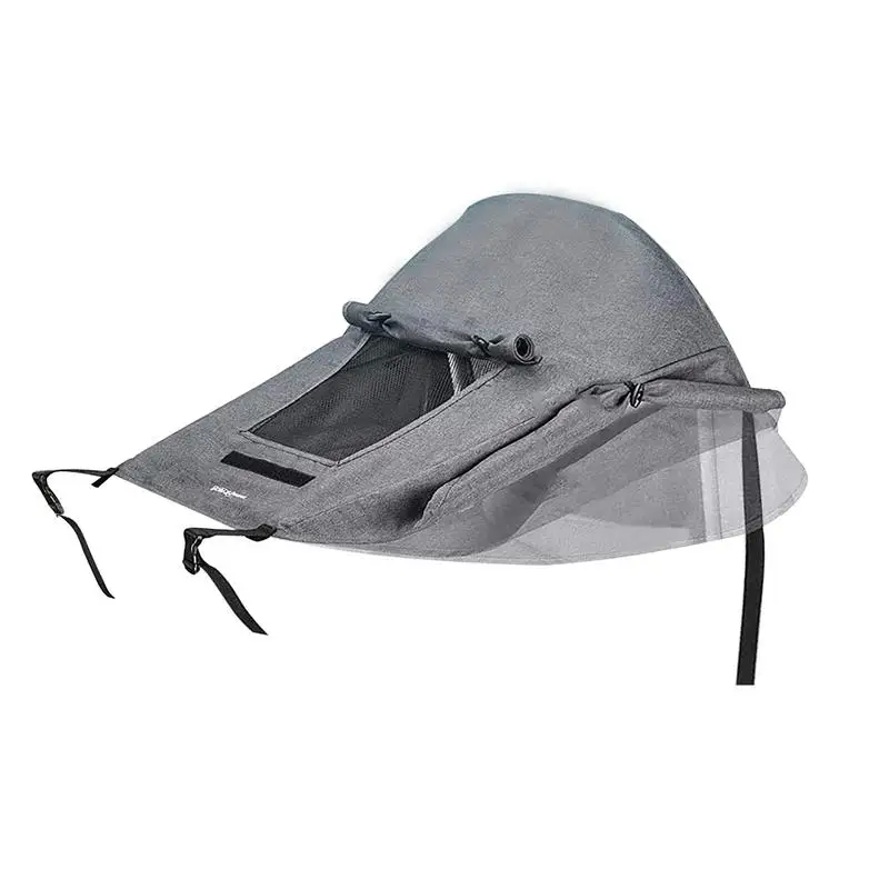 

Stroller Cover For Sun Baby Stroller Sun Shade Cover Waterproof Blackout Blind Anti-UV Protection Pram Canopy Sunshade With Mesh