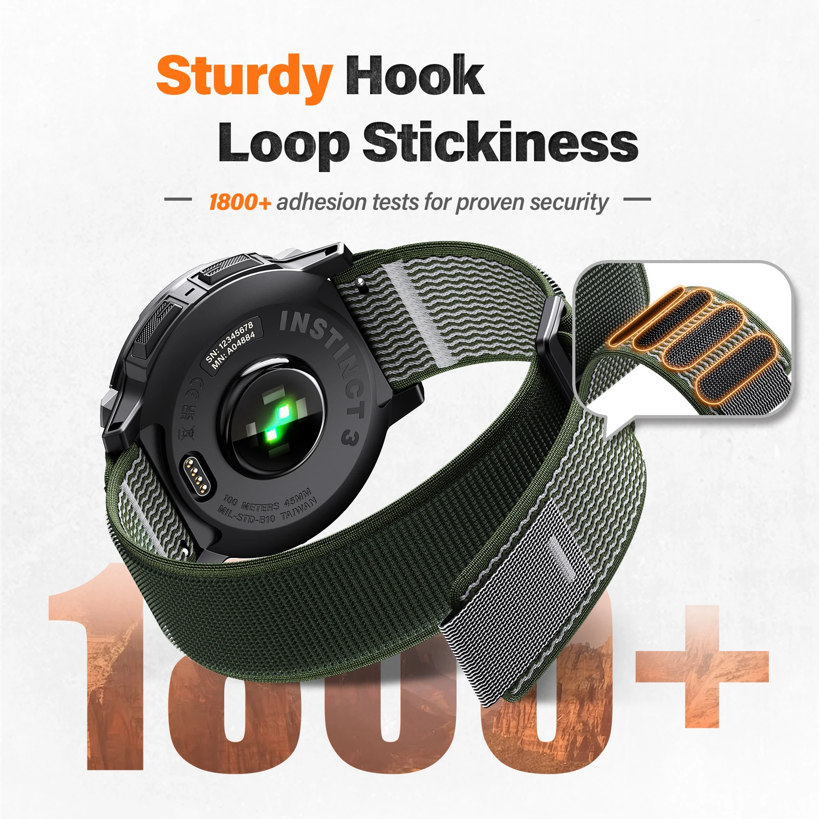 Quick Release Woven Nylon Loop Replacement Strap