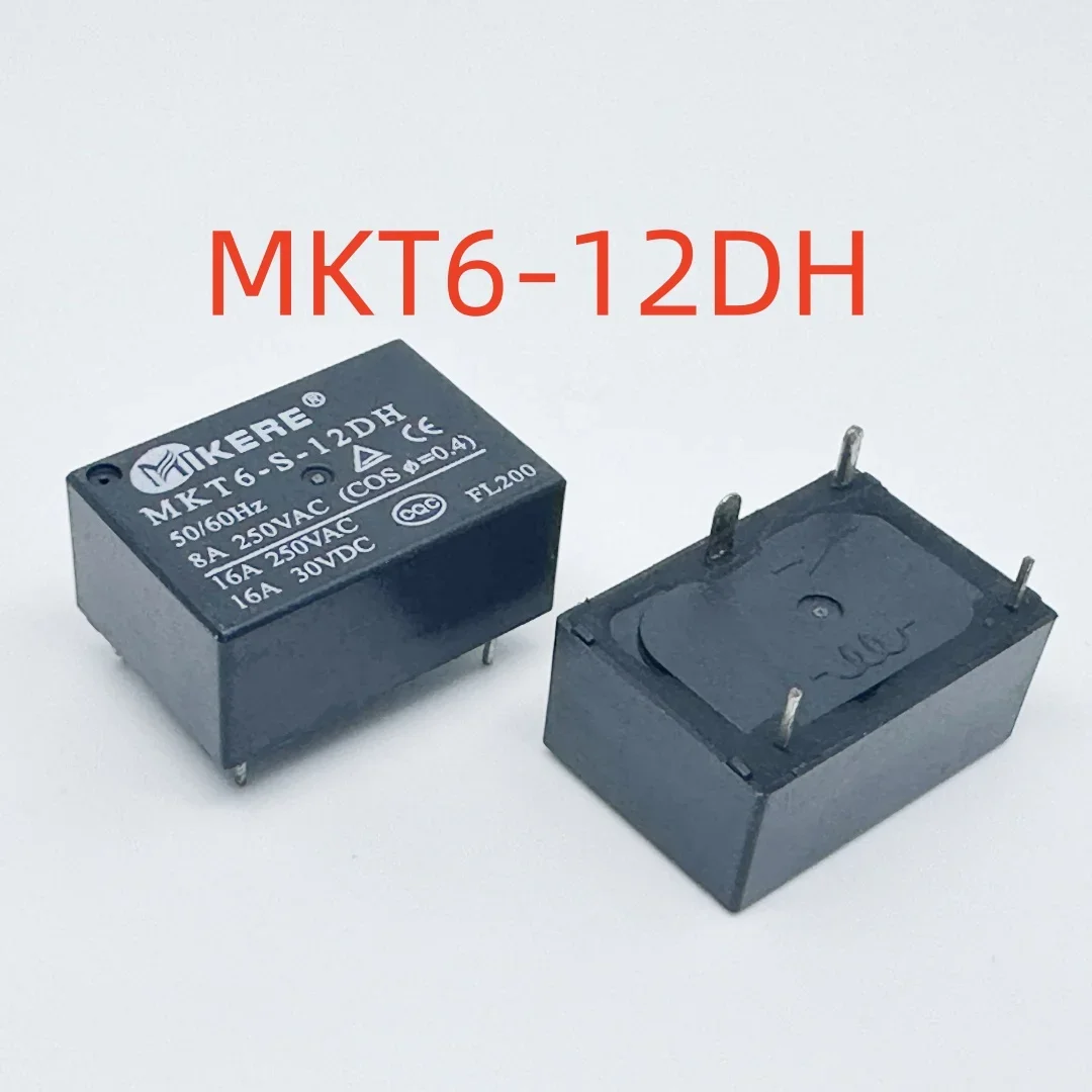 ใหม่ MKT6-S-05DH ; /09DH ;/12DH ; /24DH ; (7520A-5V/9V/12V24V-16A) รีเลย์ 4 พิน 1