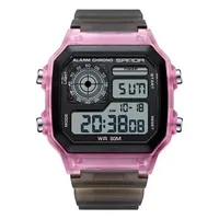 SANDA 6133 Sports Watch For Women LED Display Digital Watches Fashion Casual Simple Silicone Female Wristwatch Electronic Clock