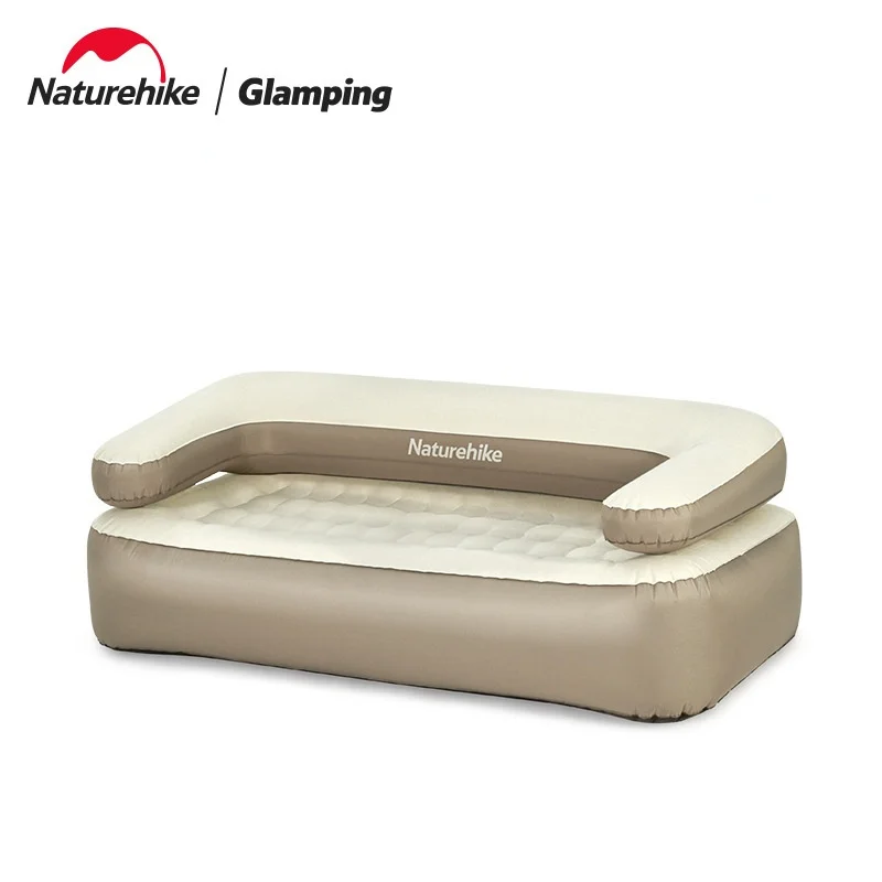 Naturehike Inflatable Sofa Air Bed Portable Camping Air Bed Removable Backrest Inflatable Sofa 2-in-1 Leisure Lazy