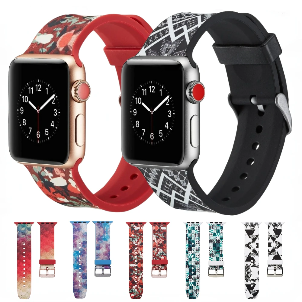 

Silicone Strap For Apple Watch Band 45mm 41mm 44mm 40mm 42mm 38mm Ultra 49mm Color Bracelet Wristband iWatch Series 8 7 SE 3 5 6