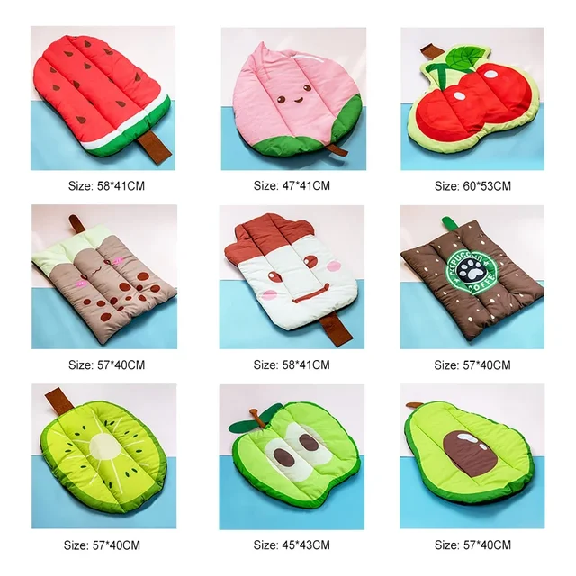 Dog Mat Cooling Summer Pad Mat Dogs Cat Blanket Sofa Breathable Cold Pet Dog Bed Summer Washable Small Medium Large Dogs Ice Pad 2