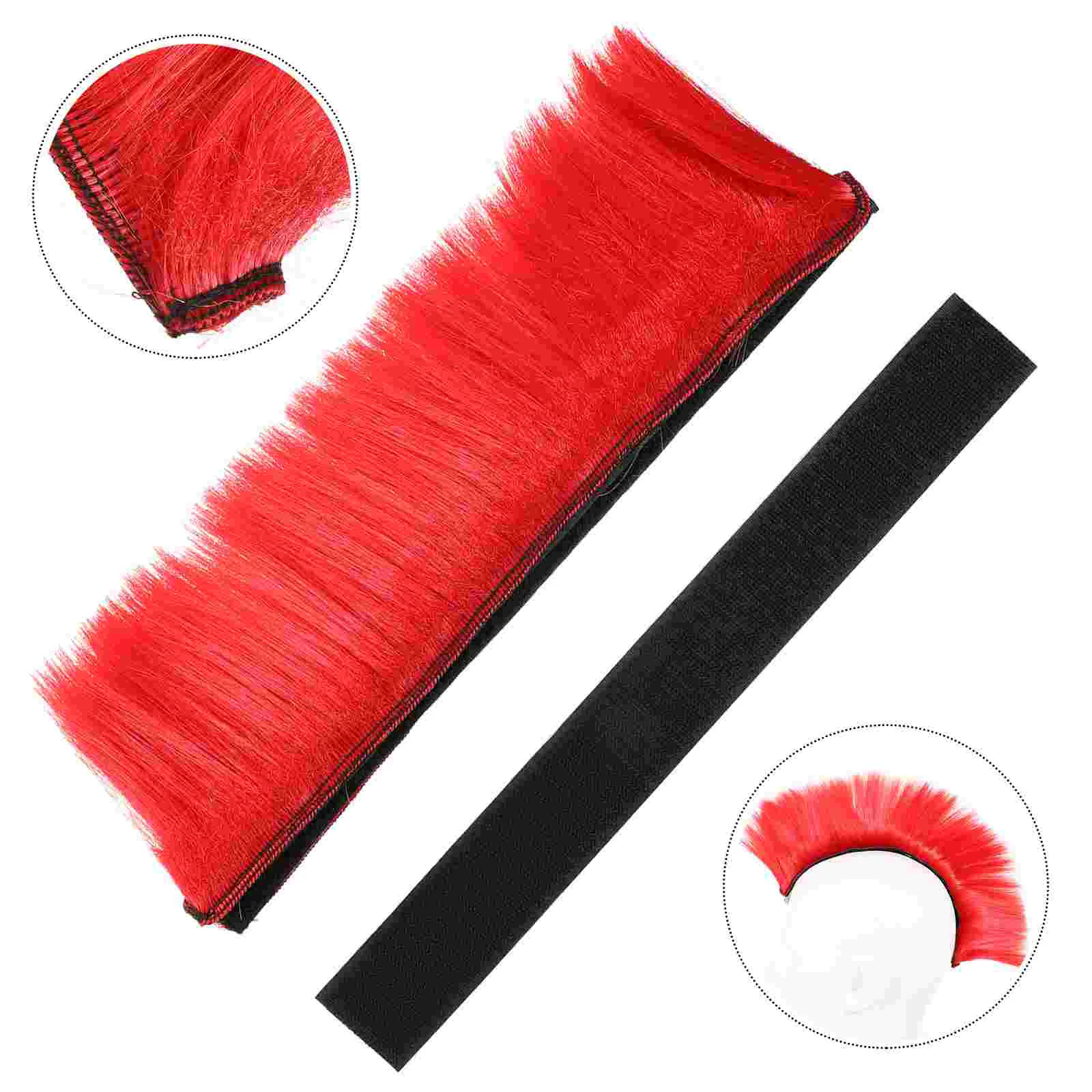 

Wig Mohawk Hairpiece Cosplay Wigs Skinhead Hair Patches Punk Costumes Adhesive Ornament Adornment