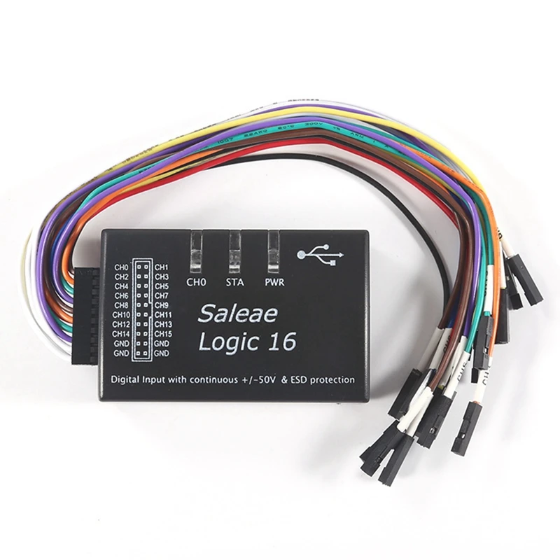 Saleae Logic Usb Logic Analyzer Multi System for Official Version Sample Rate 100M 16 Channels Instruments 4