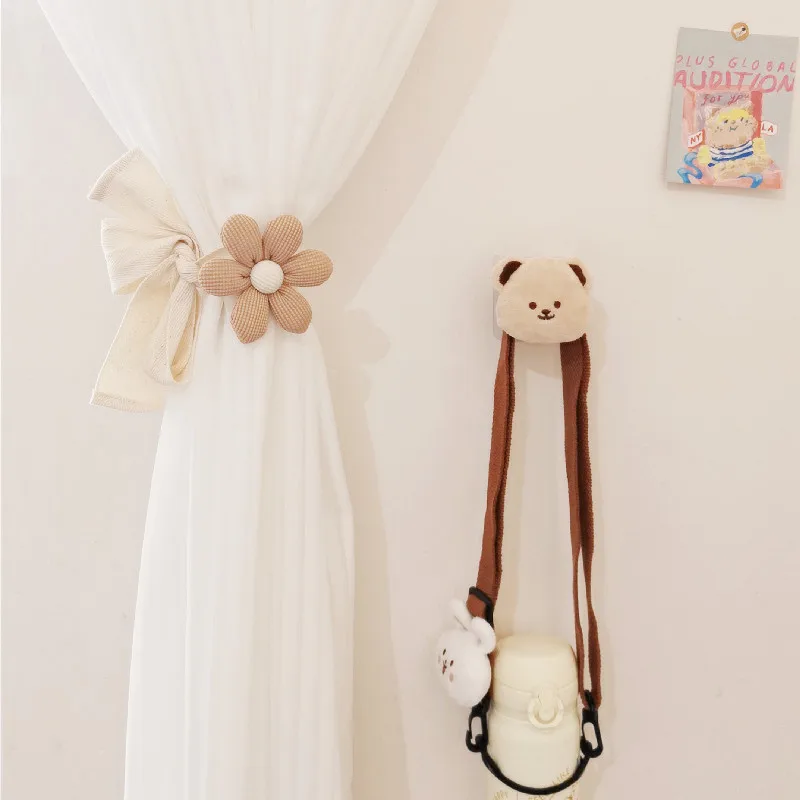 Description Picture 4 of itemINS Flower Curtain Tieback Window Curtain Buckle Clip Kids Room Hanging Curtain Holders Tie Backs Curtain Accessories Home Decor
