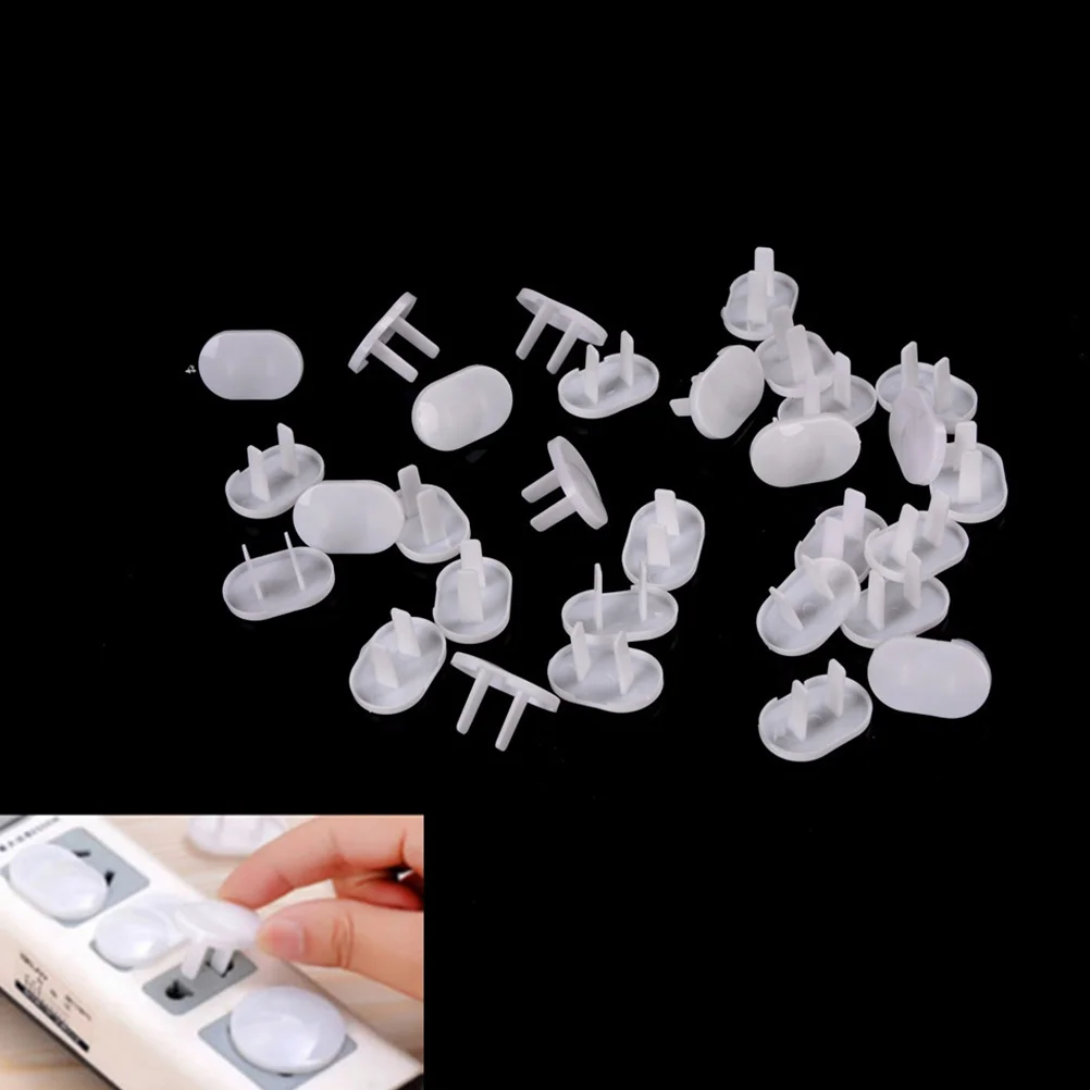 50 Pcs Protectors Safety Socket Cover Electrical Power Supply Child Proof Outlet