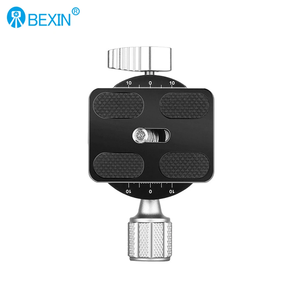 Camera Clamp Camera Tripod Plate Camera Tripod Adapter Camera Mount Plate Tripod Adapter Mount BEXIN QJ-07 360&deg; Rotate Panoramic Shooting Camera Clamp Quick Release Clamp Arca Swiss Tripod Plate Adapter