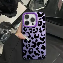 Leopard Print Plating Protective Phone Case for Honor Magic 5 Pro (S15654)