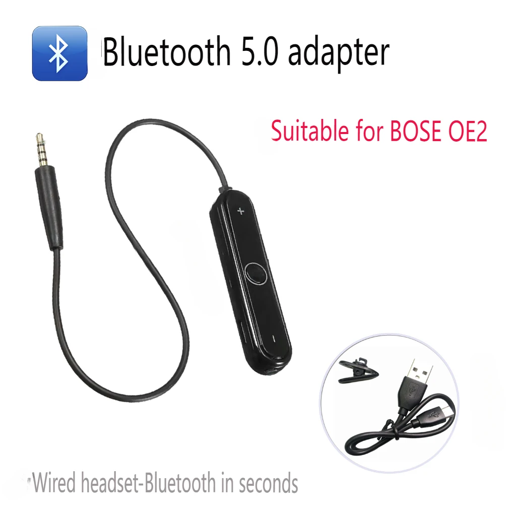 Bluetooth 5.0 Stereo Earphones Suitable for BOSE Headworn OE2 Bluetooth Cable QC15 for QC25 for QC35 for AE2 for QC3 for 700