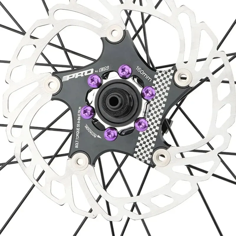 MTB Disc Brake Rotor Fixing Screw 12PCS T25 Color Alloy Steel Disc Brake Screw Bicycle Accessories