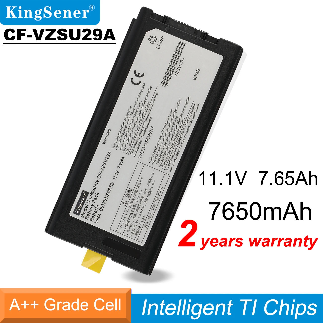 Batteria Per Laptop Kingsener Cf-Vzsu29A Per Panasonic Cf-29 Cf-53 Cf-52 Toughbook Cf-Vzsu29 Cf-Vzsu29U Cf-Vzsu29Au Cf-Vzsu29As