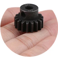 Pignon moteur GoolRC M1 5mm pour voiture RC 1/8, vue de face montrant les dents métalliques.