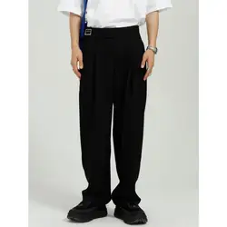 Poetry | Spring New Products Korean Simple Personality Suit Pants Men's Solid Color Straight Casual Suit Pants Men