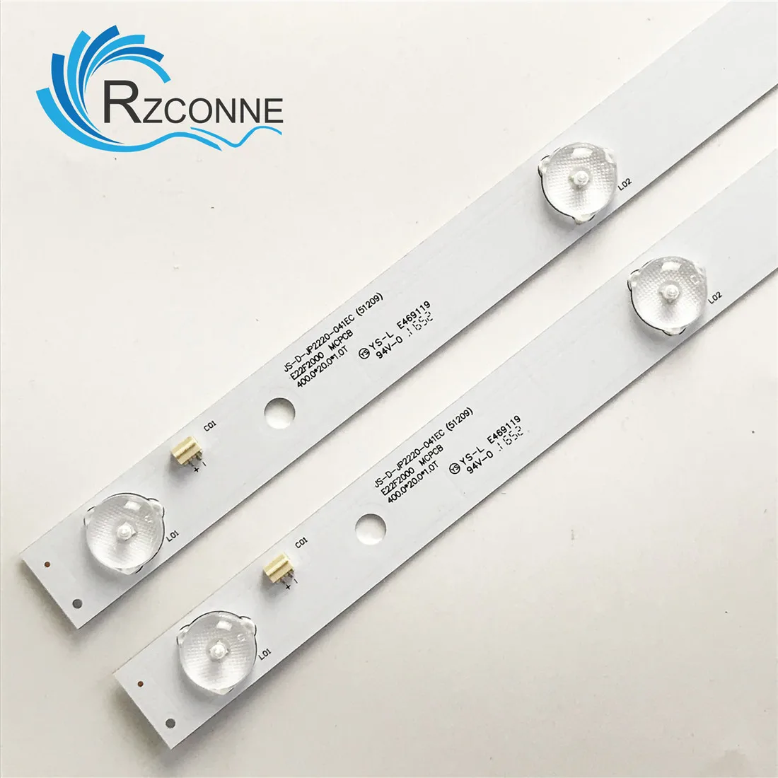 Led Backlight Strip Lâmpada para 22 tv Lcd Js-d-jp2220041ec 51209 E22f2000 Vekta Ld22sf6015 6v Led 400 mm - Imagem 5