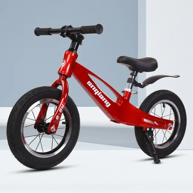 LazyChild 1-6 Years Old Magnesium Alloy Children's Scooter Baby No Pedal Light and Easy To Carry Balance Car Bicycle Scooter 6