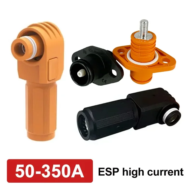 Wire Connectors 350A Single Core Energy Storage Connector 50/70/100/120/150/200/250A High Current Power Terminal Block Through Wall Power Plug