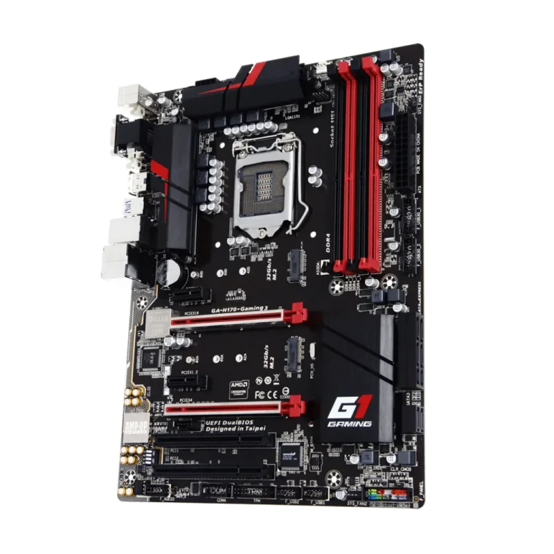 ⰡƮ GA-H170-Gaming 3 , LGA 1151, DDR4 ATX κ, 100% ׽Ʈ Ϸ,  , 64GB