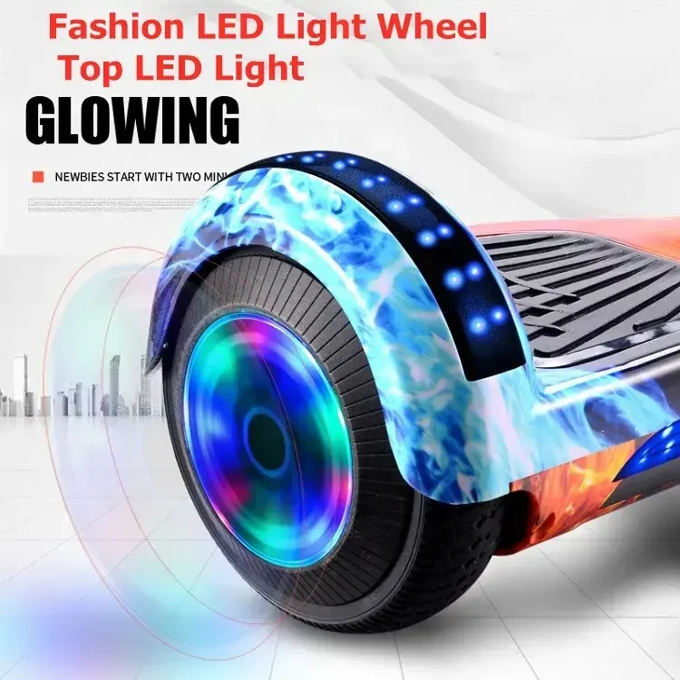 Self Balance Scooter with LED Lights Electric Hoverboards 6.5"