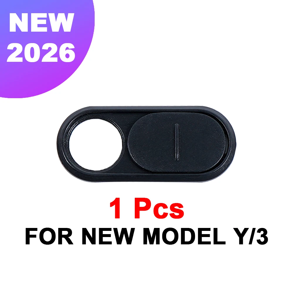 Tesla Privacy Protector Camera Cover - Center Console Webcam Blocker with Slide Switch Interior Trim