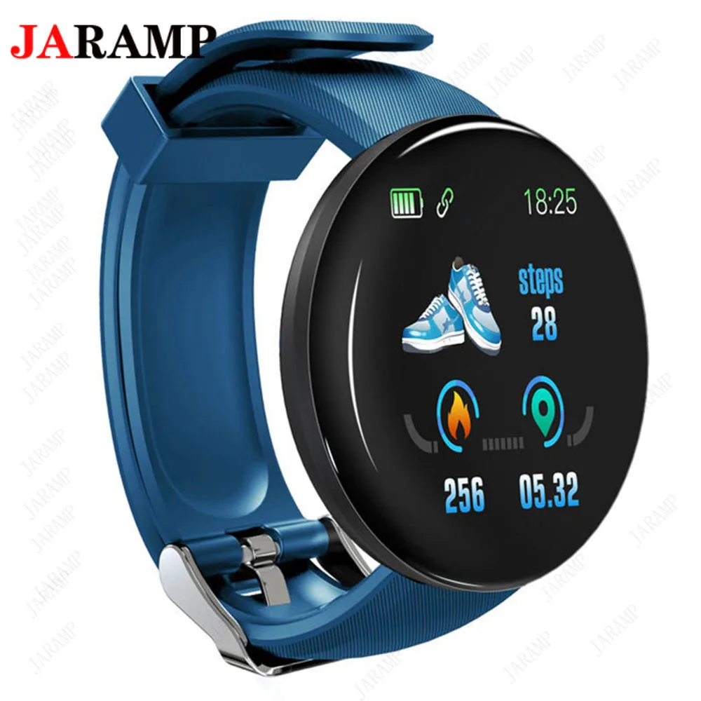 2Pcs D18 I7s Smart Watch Men Blood Pressure Smartwatch Women Waterproof Sport Heart Rate Fitness Tracker Smart Clock Watches New 
