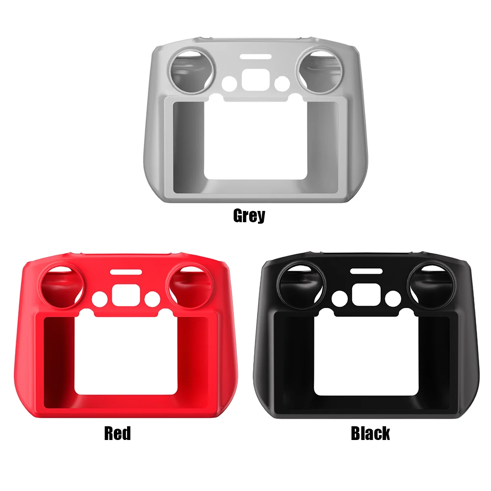 Coque Silicone Anti-Choc pour Télécommande Drone Mini 3 Pro - Gris