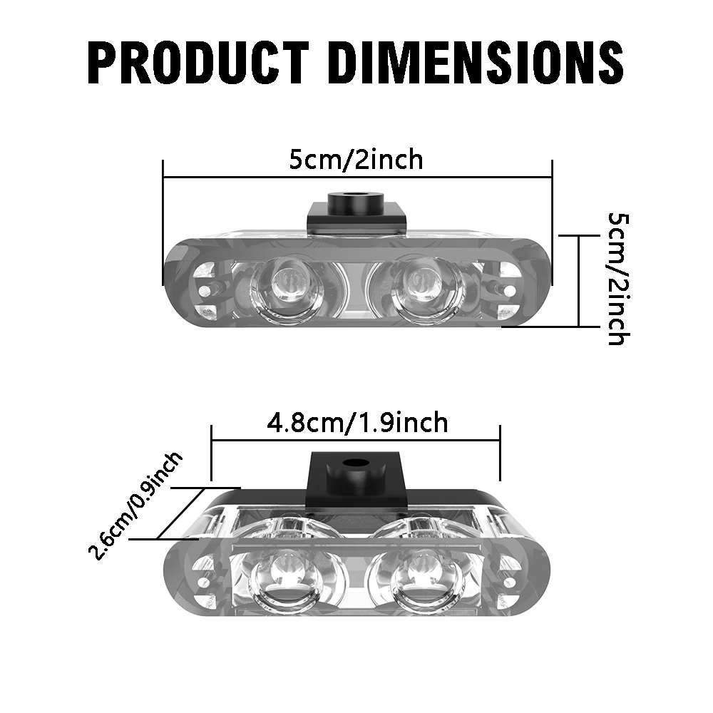 8 In 1 LED Emergency Strobe Lights Police Hazard Signal lights 12V Wireless Remote Car Grille Flash Light Bar for Cars Truck Van