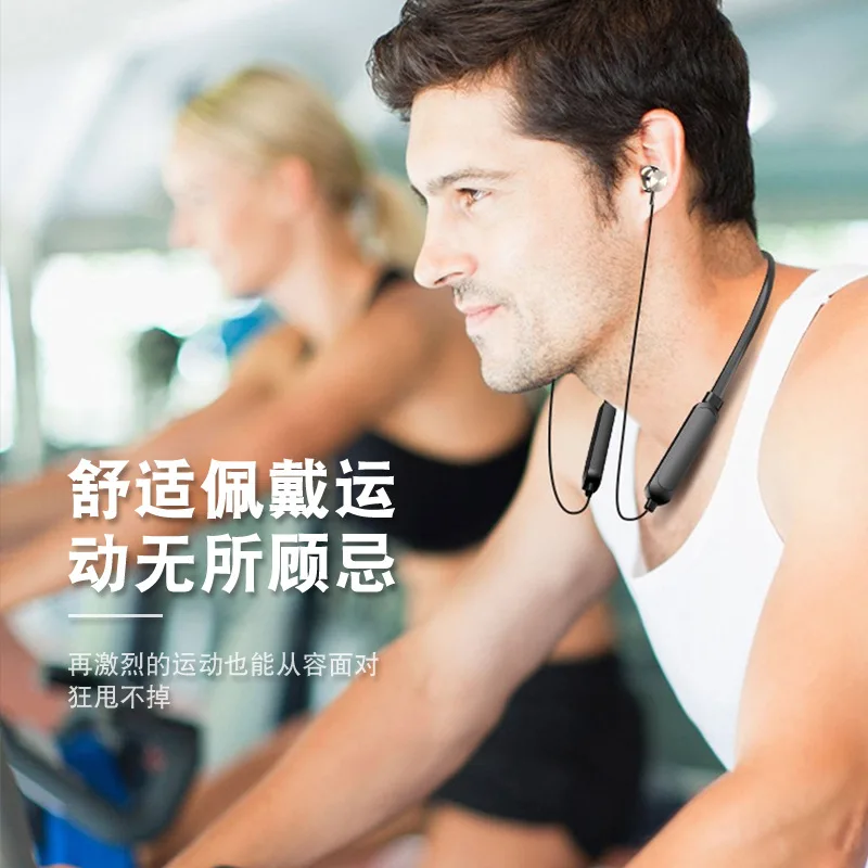 

Noise-Canceling Neckband Sports Bluetooth Earphones with Stereo Sound, Magnetic In-Ear 5.0 Bluetooth Earbuds