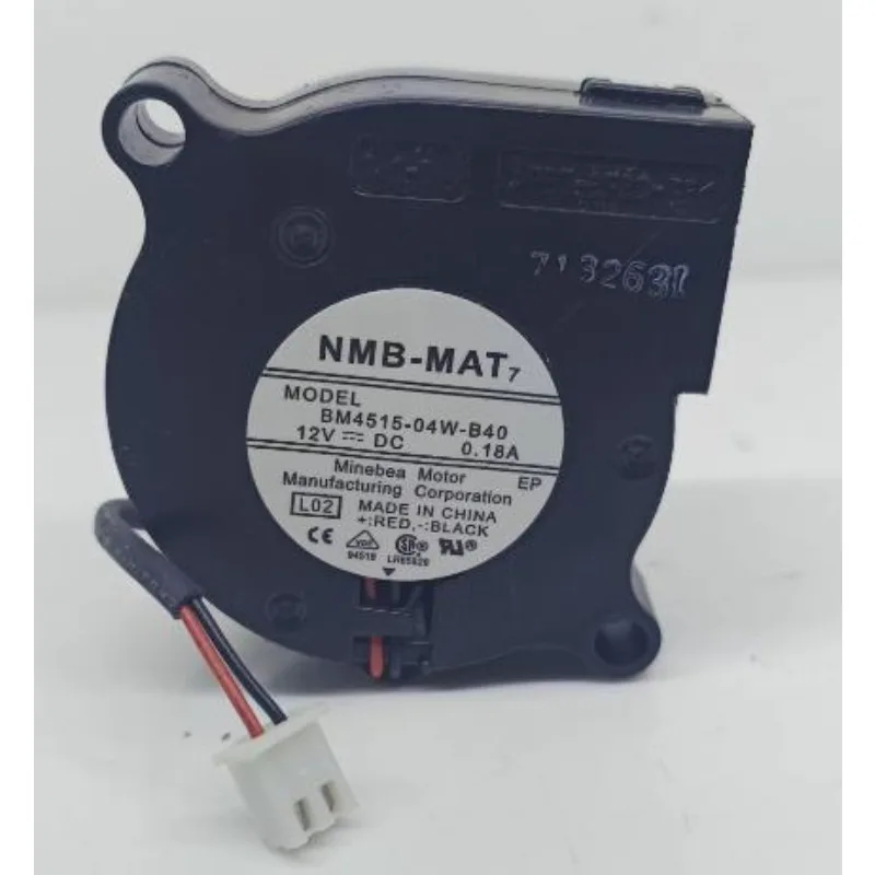 

New Cooler Fan for NMB BM4515-04W-B40/B50 4515 4.5CM 12V 0.18A Blower Cooling Fan 45*45*15mm