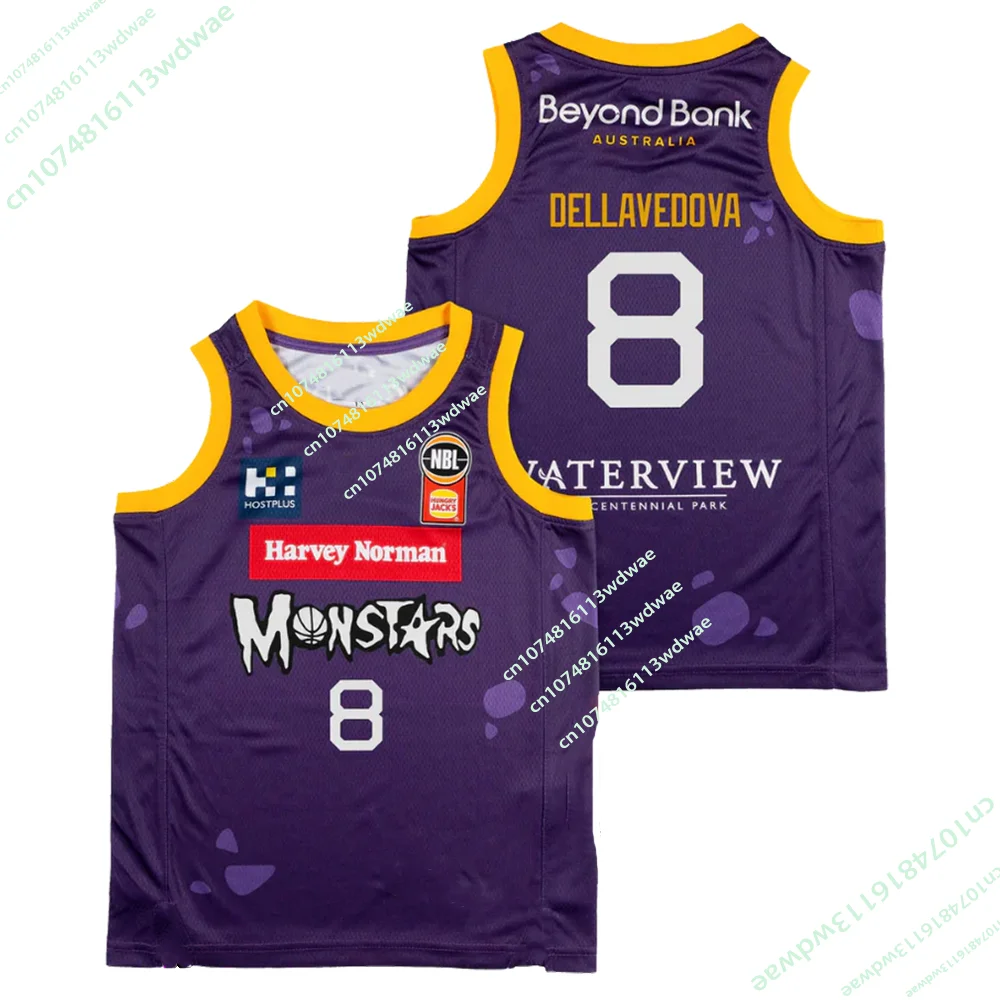 2026년 호주 NBL 농구 저지 베스트 시드니 킹스 3D 프린트 속건 남성 스포츠 트레이닝 팬 저지 모토 신상품