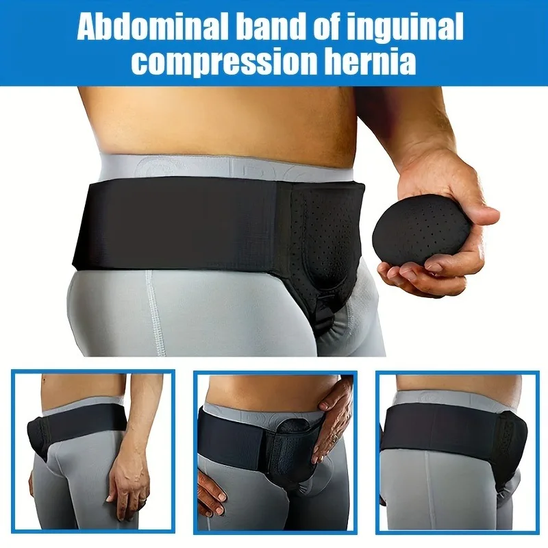 Hernia Belt Truss For Inguinal Sports Hernia Support Pain Relief Recovery Strap 3