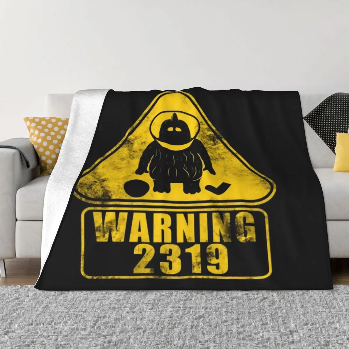 

Warning 2319 Soft Micro Fleece Blanket Modern Warm Great Gift Multi Styles