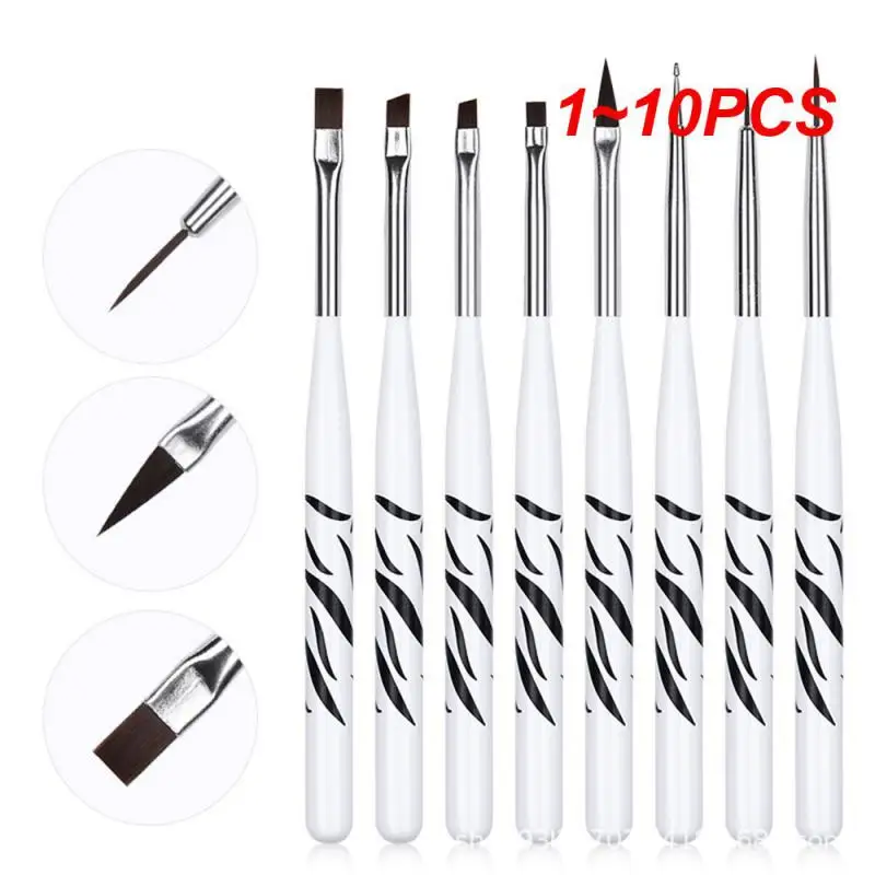 

Painting Line Pen Zebra Pattern Nail Brush Color Carving Point Drilling Drawing Brush Nail Art Manicure Accessories