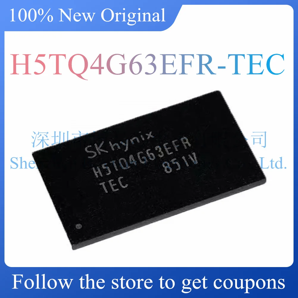 

NEW H5TQ4G63EFR-TEC.Original genuine 4Gb DDR3 2133Mbps memory chip. Package BGA-96