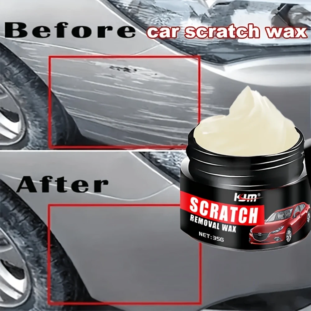 Crema riparatrice antigraffio per auto - Adatta a tutti i veicoli, camion e motocicli - Rimuove graffi e segni di turbolenza, veloce ed facile - Image 2
