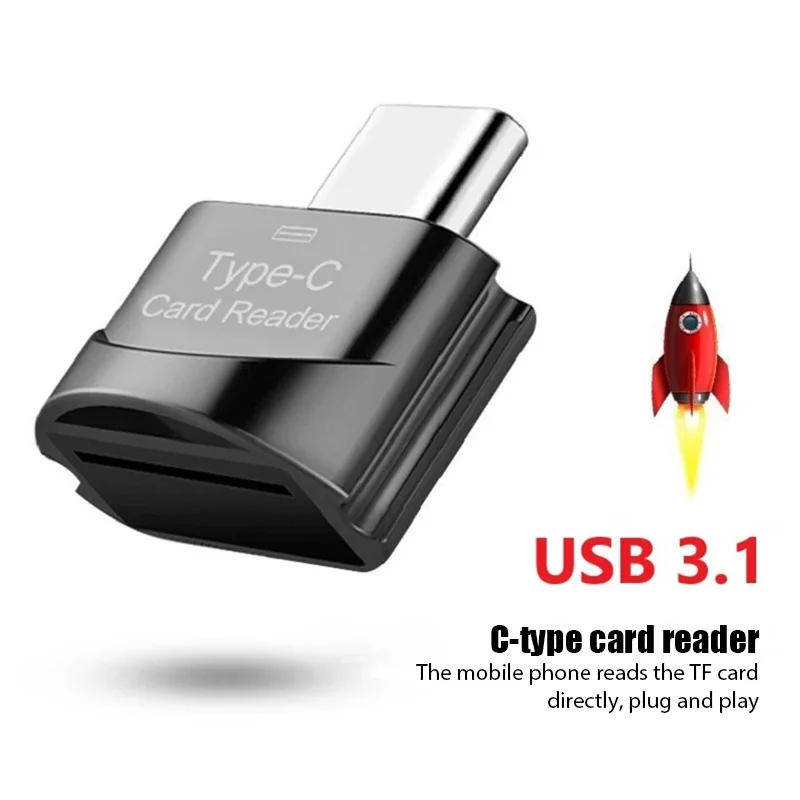 Type C To Micro-SD TF Adapter OTG USB Adapters Smart Memory Card Reader Micro USB To Type C Micro-SD Adapter For Xiaomi Macbook