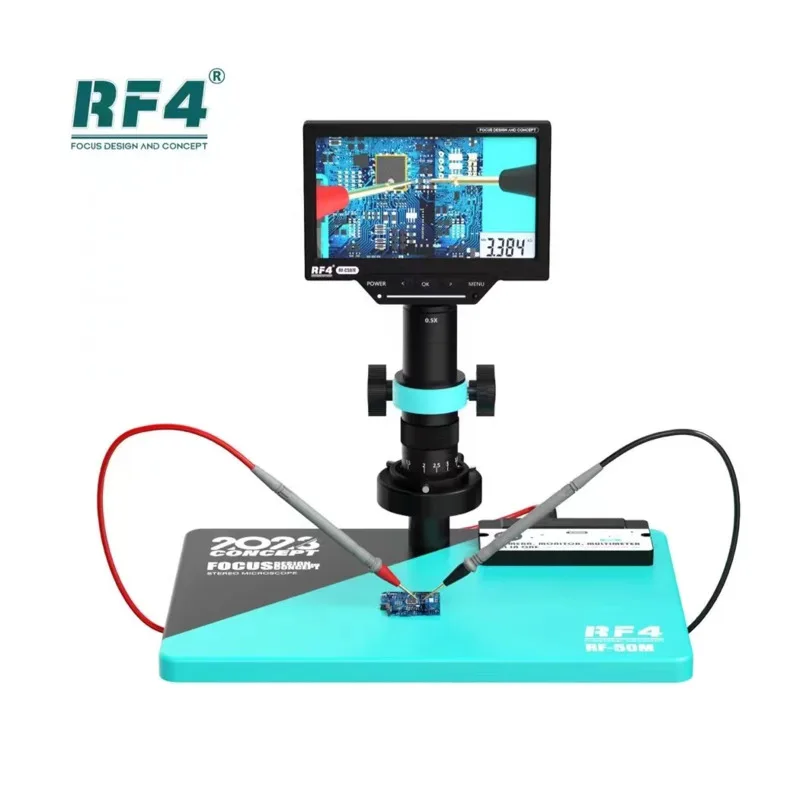 

RF4 RF50M цифровой HD микроскоп точечный сварочный ремонт BGA верстак для Мобильный телефон материнской платы