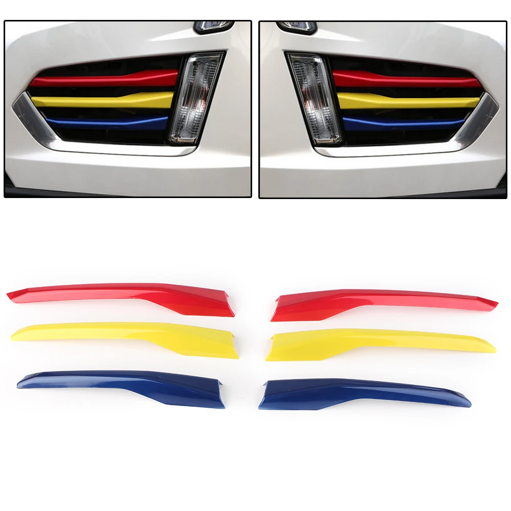 

Front Fog Light Lamp Cover Trims Deco For 2016 Cadillac XT5 Decoration 3 Colors